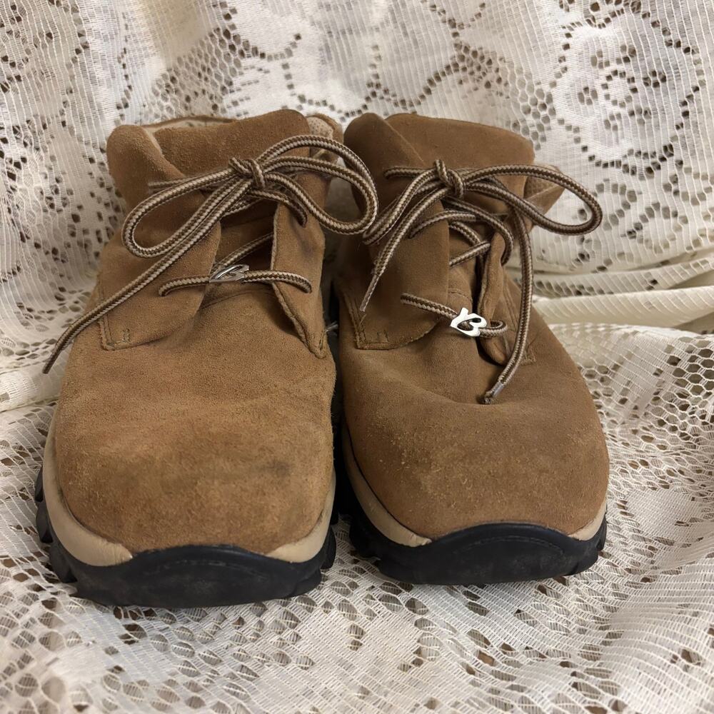 B-Boots By Buffalino Women's US 10 Tan Suede Chunky Rubber Sole Chukka Boots